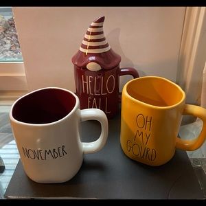 Rae Dunn Fall mugs